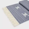 Fouta Triomphe de algodón a rayas Fouta Triomphe de algodón a rayas