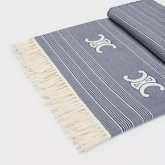 Fouta Triomphe de algodón a rayas