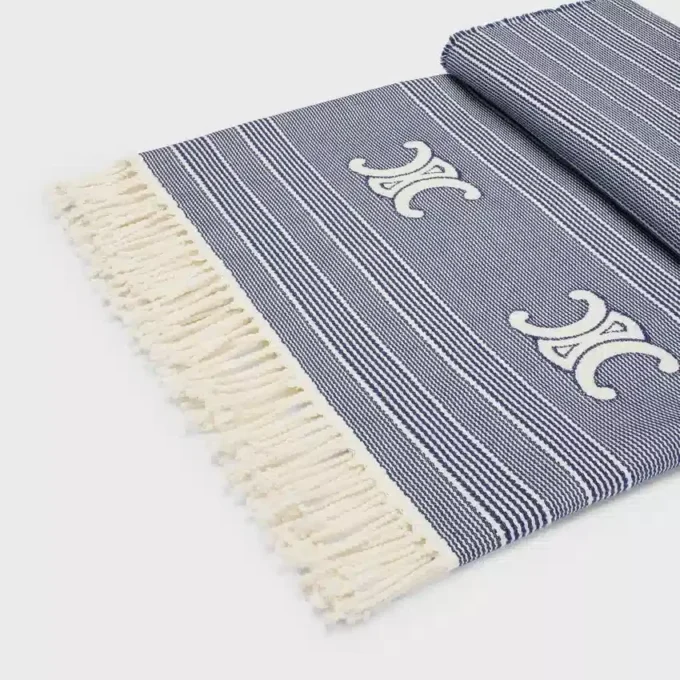 Fouta Triomphe de algodón a rayas Fouta Triomphe de algodón a rayas
