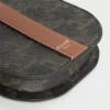 Funda para teléfono con solapa en Triomphe Canvas y piel de becerro