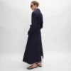 Gabardina tipo esmoquin en gabardina de algodón y lana