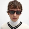 Gafas de sol con montura negra 41 en acetato Gafas de sol con montura negra 41 en acetato