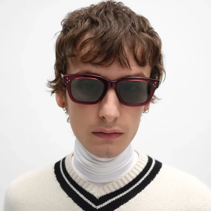 Gafas de sol con montura negra 41 en acetato Gafas de sol con montura negra 41 en acetato