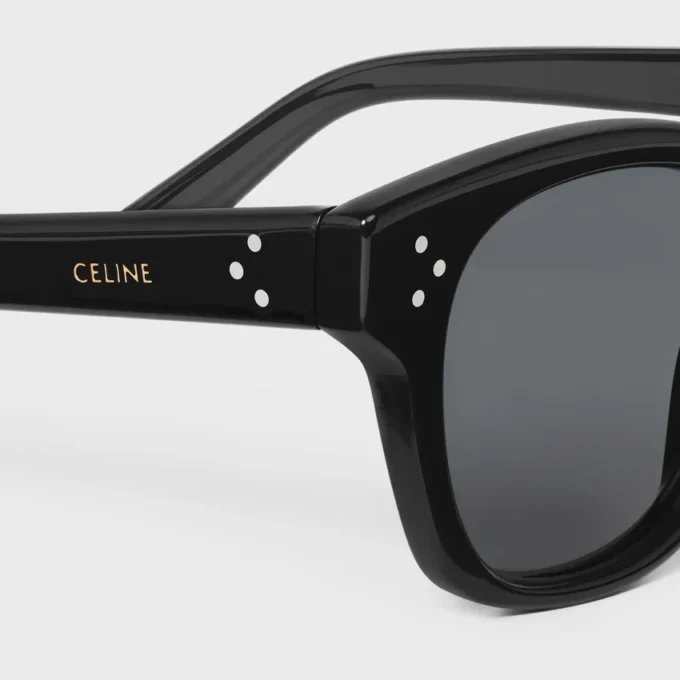 Gafas de sol con montura negra 42 en acetato