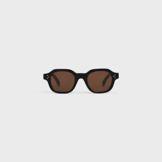 Gafas de sol con montura negra 60 en acetato