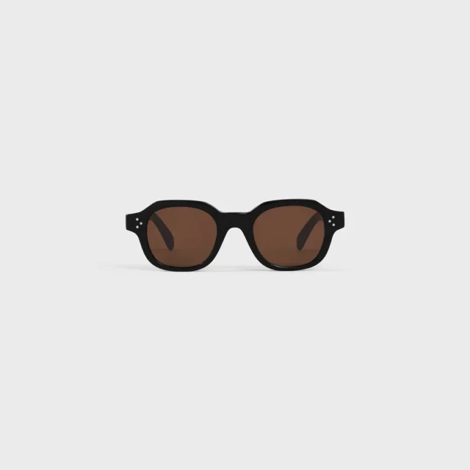 Gafas de sol con montura negra 60 en acetato Gafas de sol con montura negra 60 en acetato