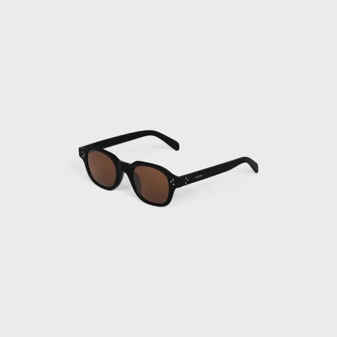 Gafas de sol con montura negra 60 en acetato Gafas de sol con montura negra 60 en acetato