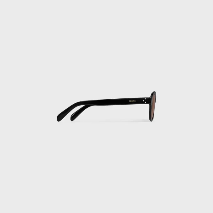Gafas de sol con montura negra 60 en acetato Gafas de sol con montura negra 60 en acetato
