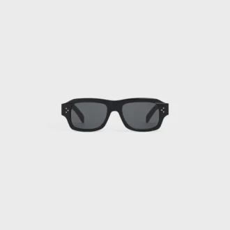 Gafas de sol con montura negra 61 de acetato
