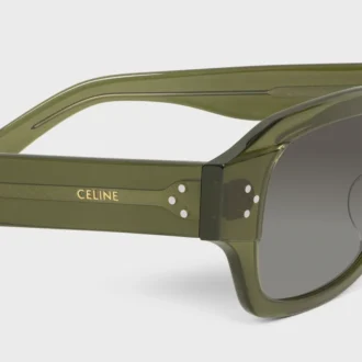 Gafas de sol con montura negra 61 de acetato