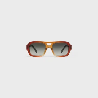 Gafas de sol con montura negra 62 de acetato