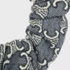 Goma para el pelo CELINE Jacquard Triomphe en algodón, poliéster, poliamida y latón con acabado dorado Goma para el pelo CELINE Jacquard Triomphe en algodón, poliéster, poliamida y latón con acabado dorado