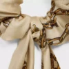 Goma para el pelo con lazo y cadenas de CELINE en seda