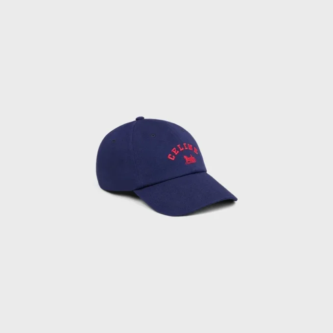 Gorra CELINE Richelieu en sarga de algodón Gorra CELINE Richelieu en sarga de algodón