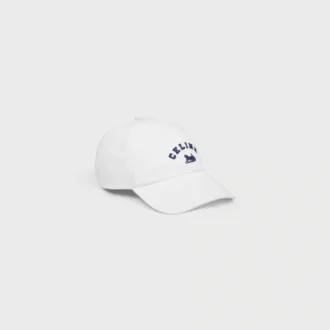 Gorra CELINE Richelieu en sarga de algodón