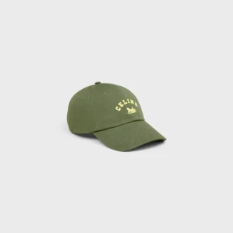 Gorra CELINE Richelieu en sarga de algodón