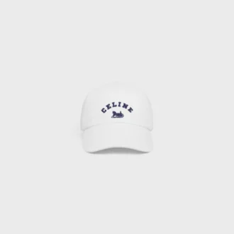Gorra CELINE Richelieu en sarga de algodón