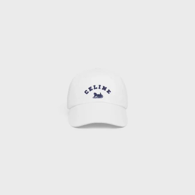 Gorra CELINE Richelieu en sarga de algodón Gorra CELINE Richelieu en sarga de algodón