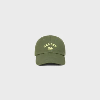 Gorra CELINE Richelieu en sarga de algodón