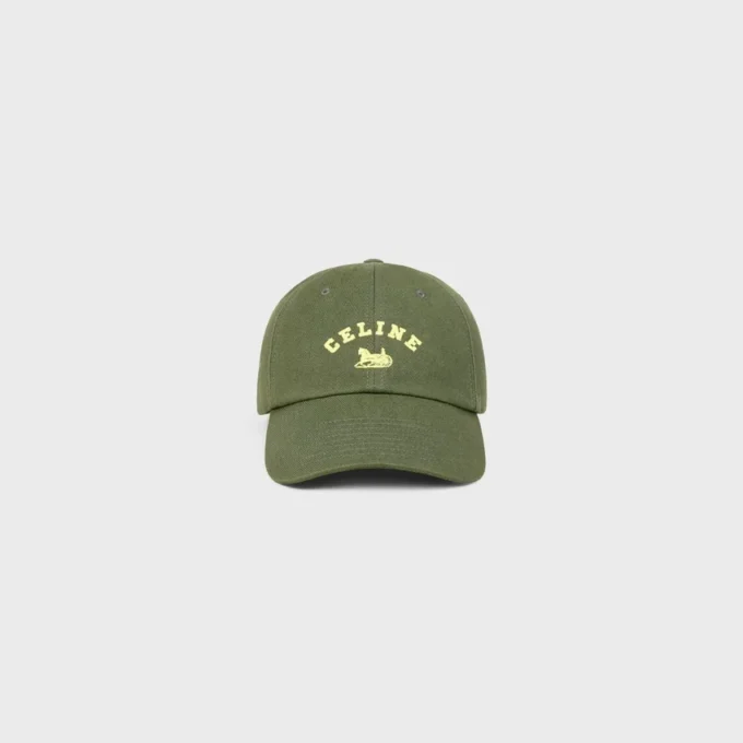 Gorra CELINE Richelieu en sarga de algodón Gorra CELINE Richelieu en sarga de algodón