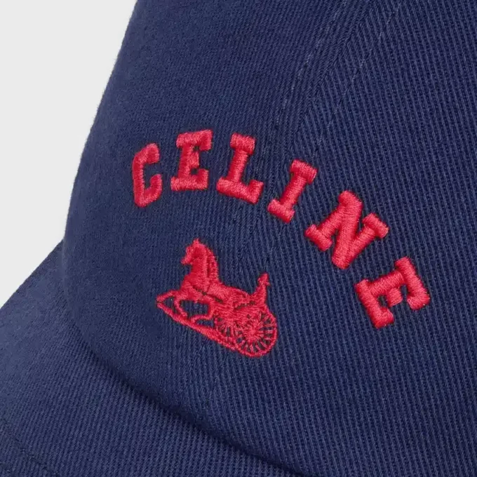 Gorra CELINE Richelieu en sarga de algodón Gorra CELINE Richelieu en sarga de algodón