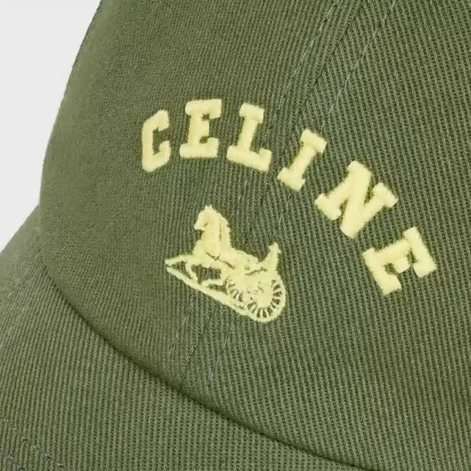 Gorra CELINE Richelieu en sarga de algodón Gorra CELINE Richelieu en sarga de algodón