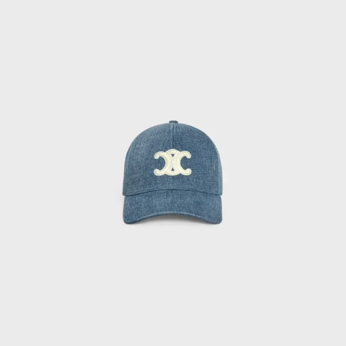 Gorra de béisbol Triomphe en denim lavado Union Gorra de béisbol Triomphe en denim lavado Union