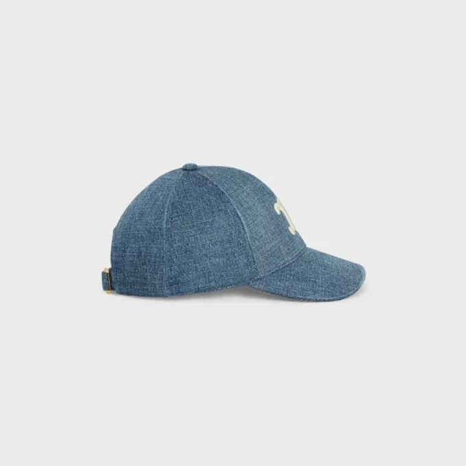 Gorra de béisbol Triomphe en denim lavado Union Gorra de béisbol Triomphe en denim lavado Union