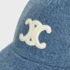 Gorra de béisbol Triomphe en denim lavado Union Gorra de béisbol Triomphe en denim lavado Union