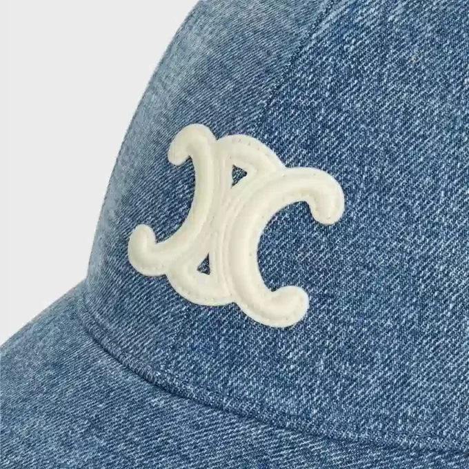 Gorra de béisbol Triomphe en denim lavado Union Gorra de béisbol Triomphe en denim lavado Union
