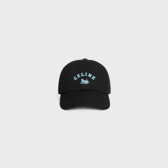Gorra Richelieu de sarga de algodón