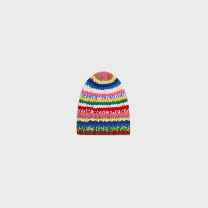 Gorro de alpaca Mouline y lana
