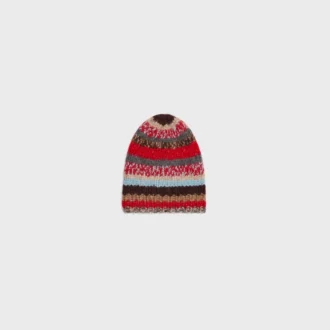 Gorro de alpaca Mouline y lana