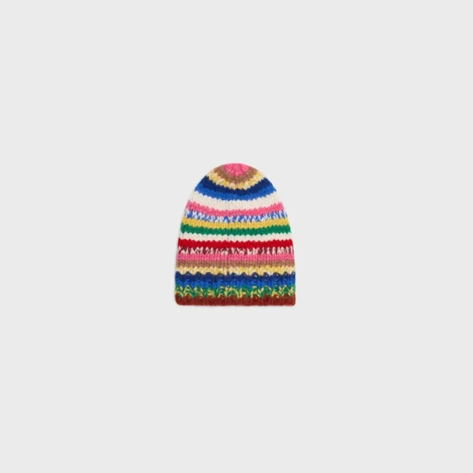 Gorro de alpaca Mouline y lana