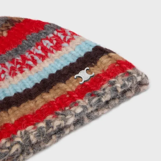 Gorro de alpaca Mouline y lana Gorro de alpaca Mouline y lana