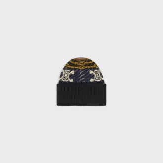 Gorro de cachemira jacquard