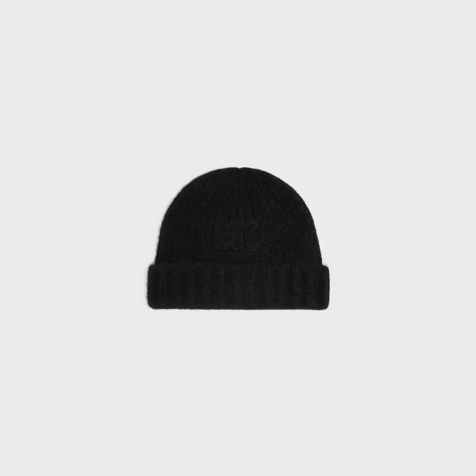 Gorro Triomphe de cachemira y seda Gorro Triomphe de cachemira y seda