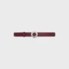 Hebilla CELINE de 25 mm en metal y correa reversible de 25 mm en piel de becerro lisa y granulada Hebilla CELINE de 25 mm en metal y correa reversible de 25 mm en piel de becerro lisa y granulada