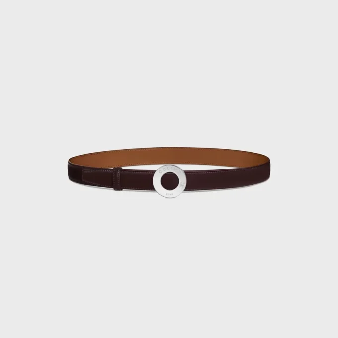 Hebilla de disco CELINE y correa reversible de 25 mm Hebilla de disco CELINE y correa reversible de 25 mm