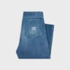 Jeans acampanados 002 en denim de algodón ligero Jeans acampanados 002 en denim de algodón ligero