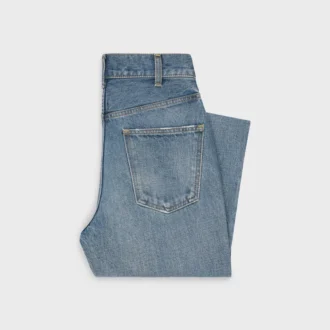 Jeans acampanados Dylan con firma en denim de algodón