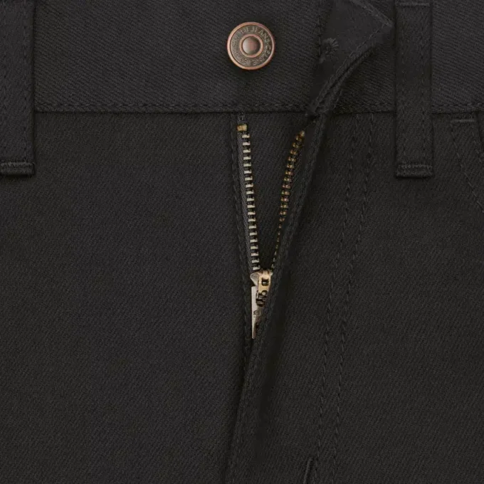 Jeans ajustados en denim negro puro vintage Jeans ajustados en denim negro puro vintage