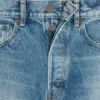 Jeans boyfriend bordados 001 en denim de algodón Jeans boyfriend bordados 001 en denim de algodón