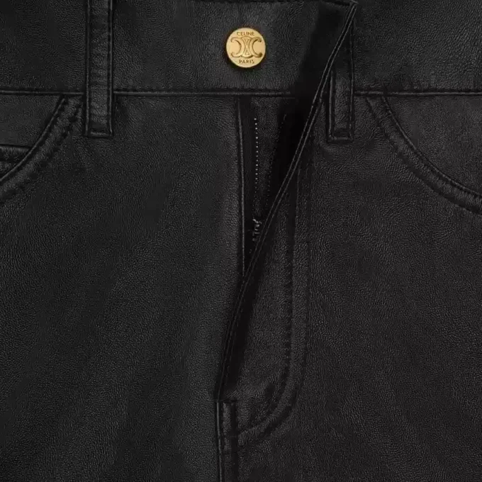 Jeans Françoise en piel de cordero suave Jeans Françoise en piel de cordero suave