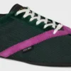 Las zapatillas planas en grosgrain, terciopelo, piel de becerro y piel de cordero