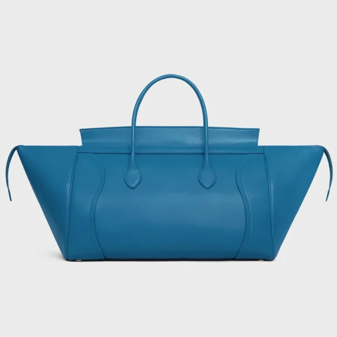 Luggage Big Smile en piel de becerro brillante