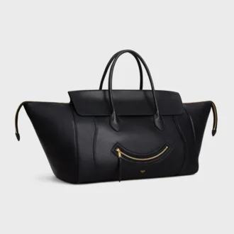 Luggage Big Smile en piel de cordero flexible y brillante