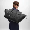 Luggage grande de piel de becerro granulada Luggage grande de piel de becerro granulada