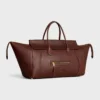 Luggage grande de piel de cordero flexible y brillante