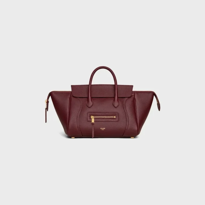 Luggage pequeño de piel de becerro granulada Luggage pequeño de piel de becerro granulada